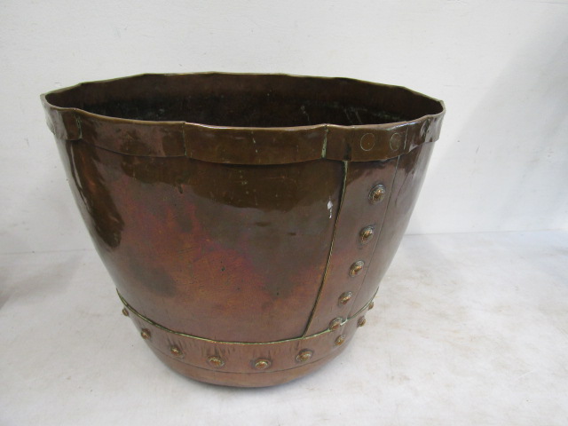 A copper 41cm dia 32cmH