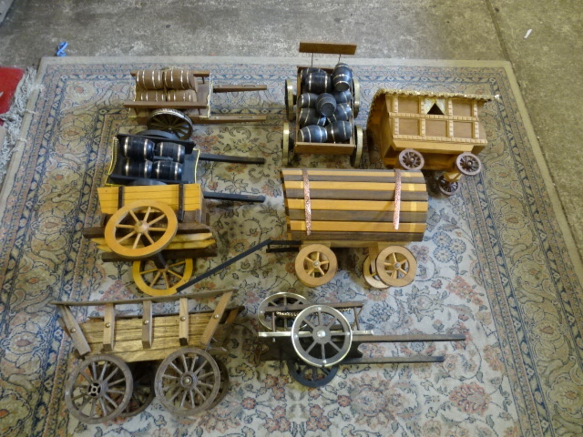 Collection of Shire horses and carts (some horses have missing ears etc and most carts are in need - Image 10 of 10