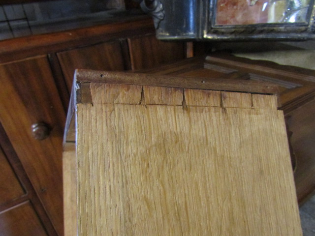 Mahogany linen press/cupboard with ornate brass handles 122cmW 208cmH 50cmD no key - Image 10 of 15