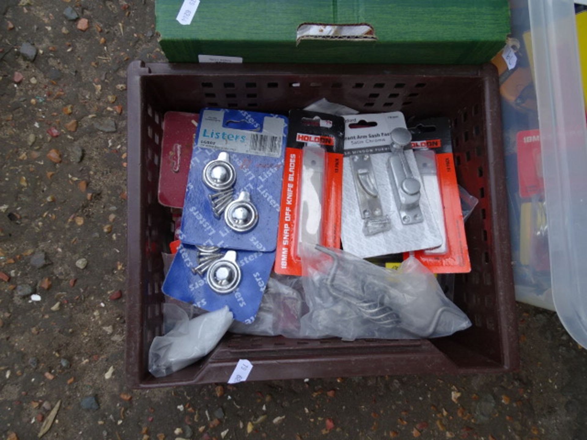 3 Boxes of hardware, screws and sanding belts etc - Image 2 of 4