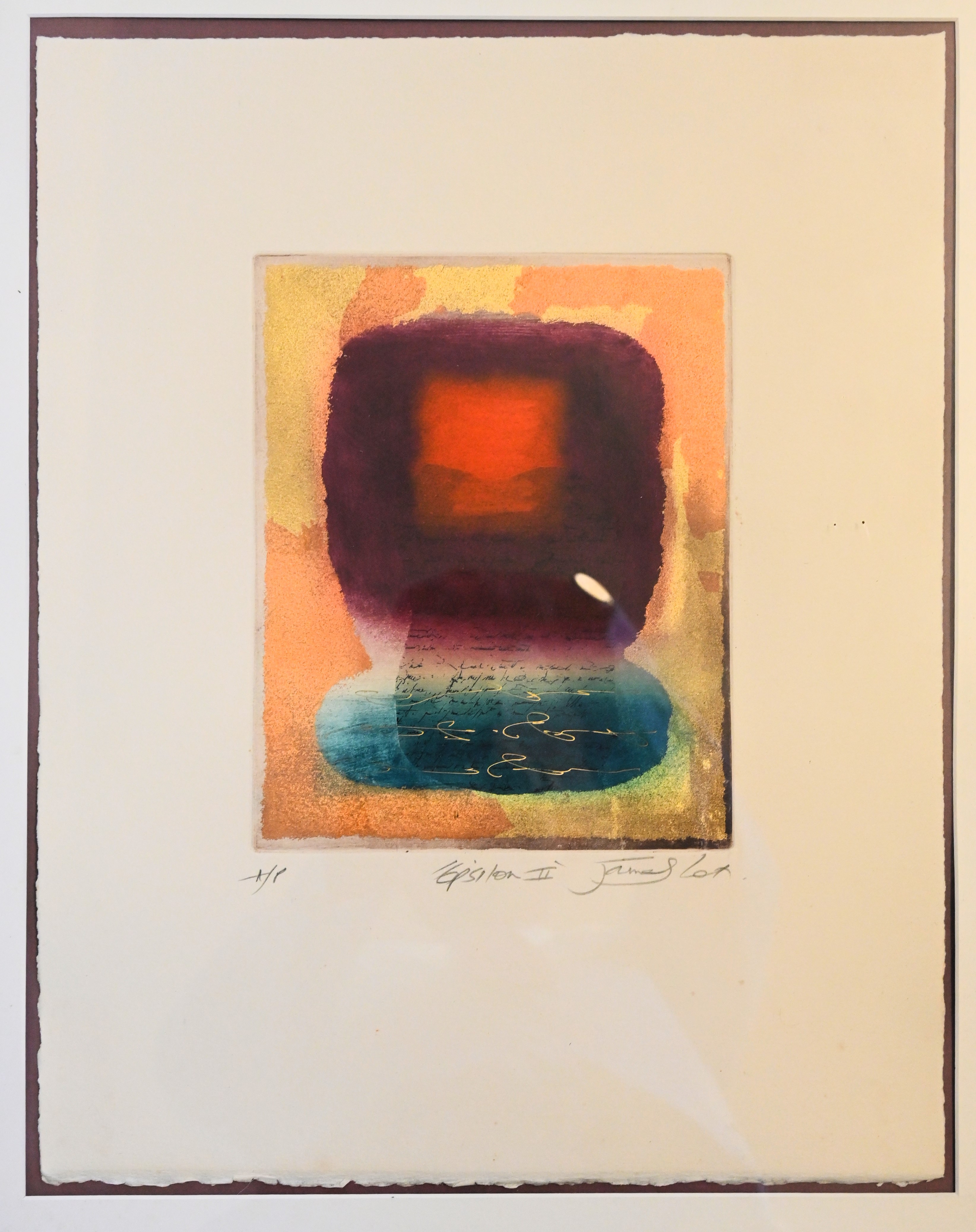 James Cox (b.1956) three framed and glazed prints 'Epsilon I', signed and numbered 155/250 in pencil - Bild 3 aus 3