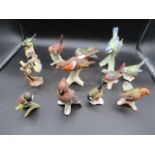 12 Goebel bird figurines