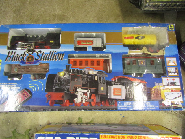 Black Stallion remote control train set