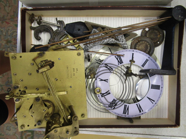 box of clock parts
