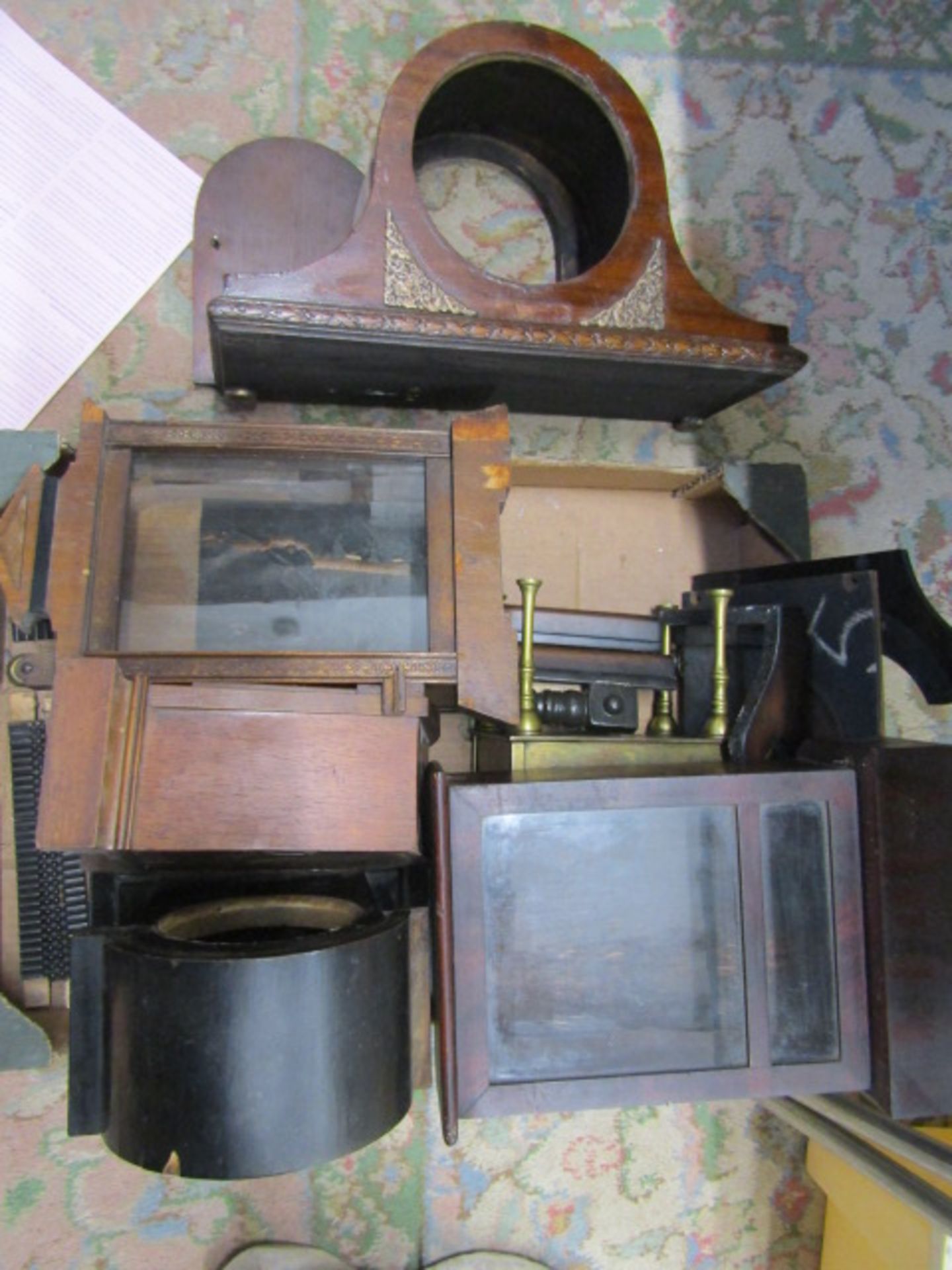 Box of clock cases