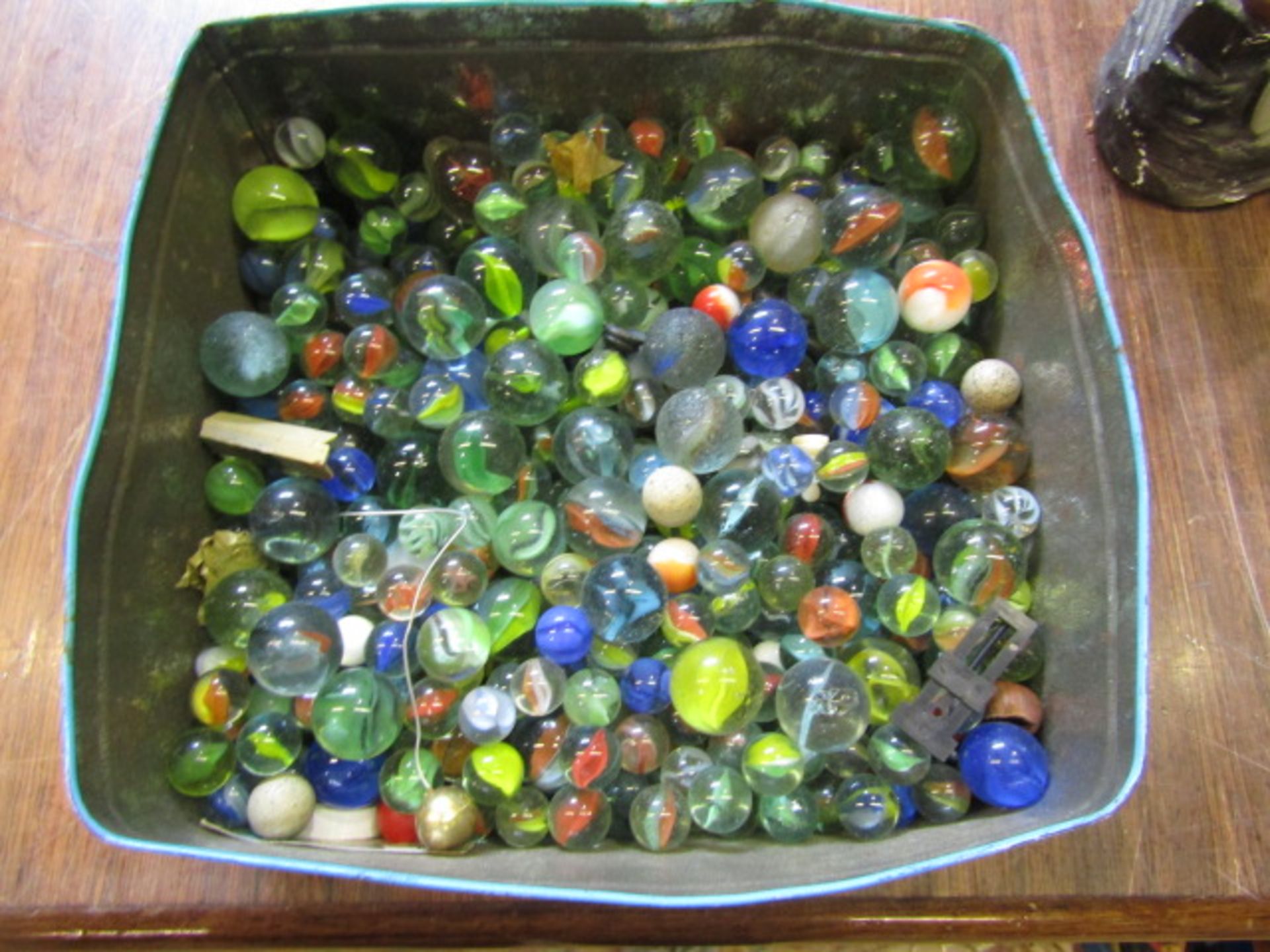 a tin of marbles