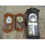 3 wall clocks a/f