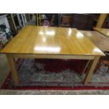 Oakland solid oak dining table 150x150x79cmH