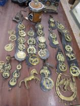 Horse brasses and horse related