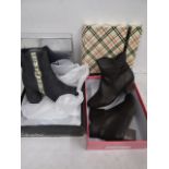 2 pairs ladies boots size 5