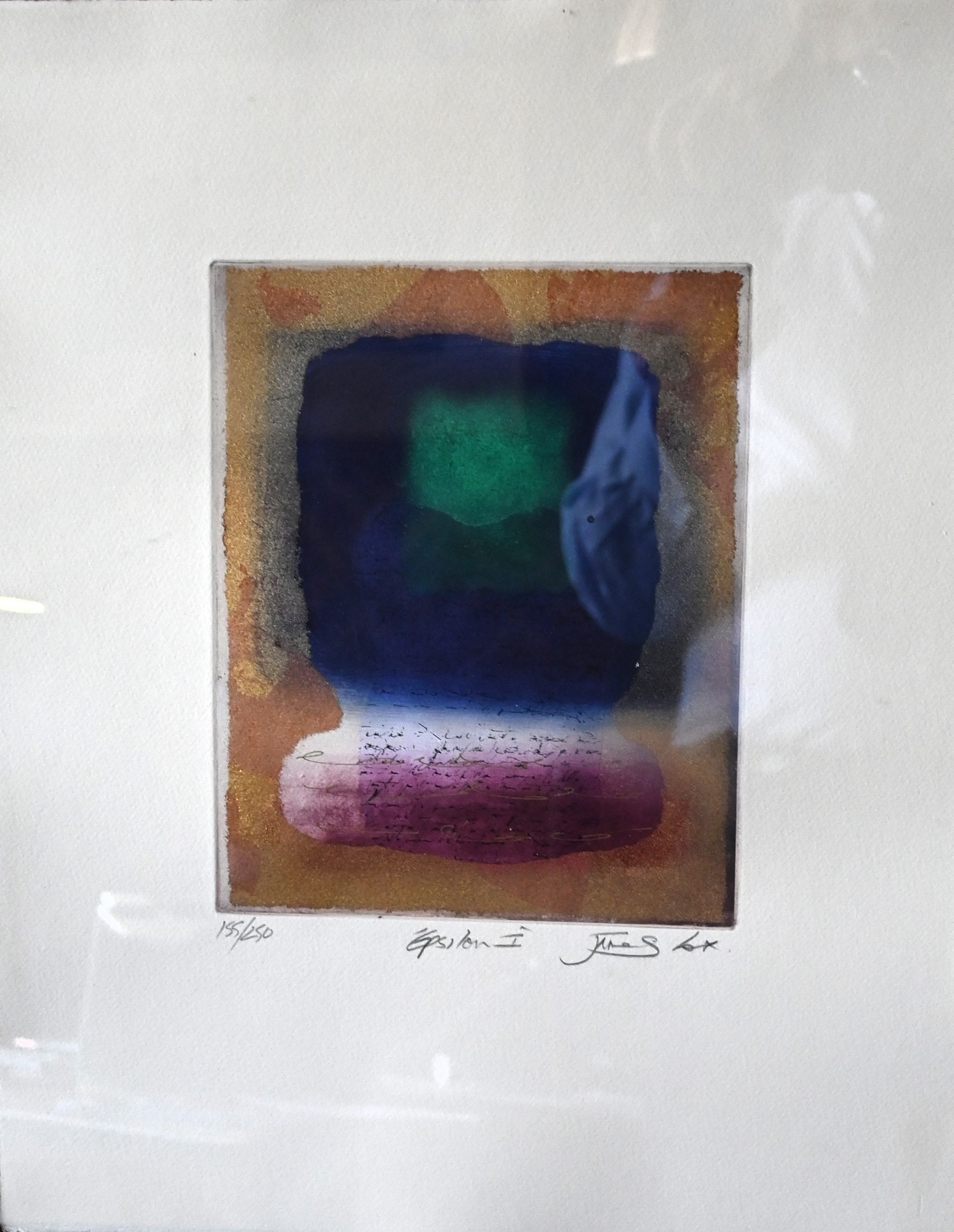 James Cox (b.1956) three framed and glazed prints 'Epsilon I', signed and numbered 155/250 in pencil - Bild 2 aus 3