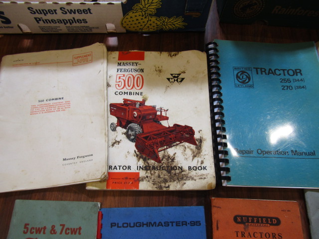 Vintage tractor. machinery manuals - Image 5 of 7