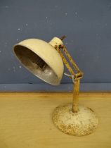 Vintage desk/work lamp (in need of re-wiring)