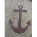 rustic metal anchor