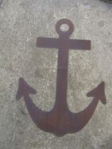 rustic metal anchor