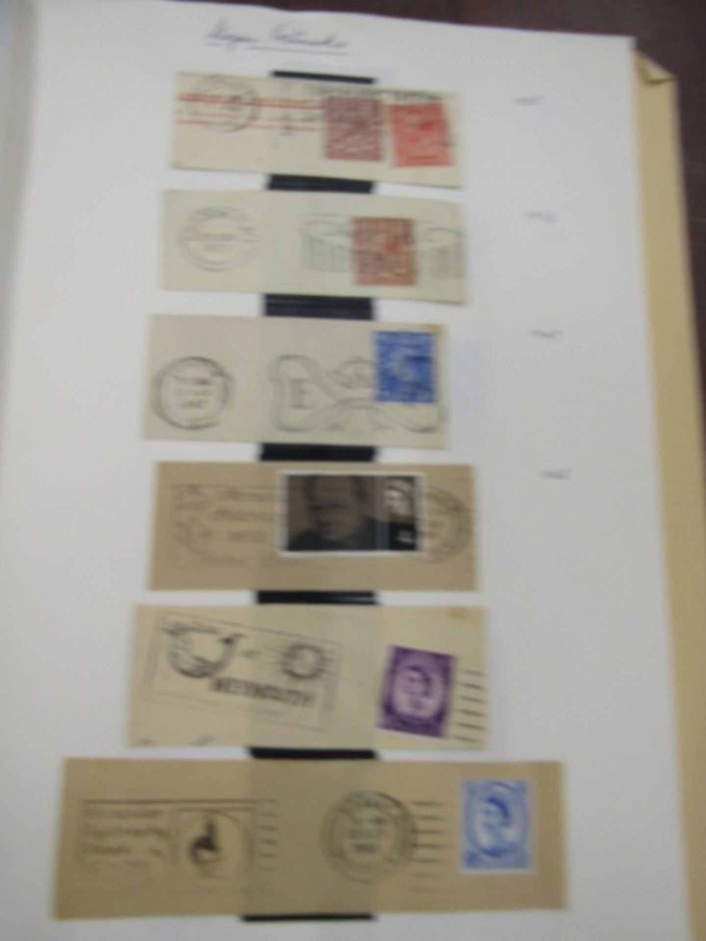 Slogan postmarks 1918-1981 small 'album' - Image 2 of 6