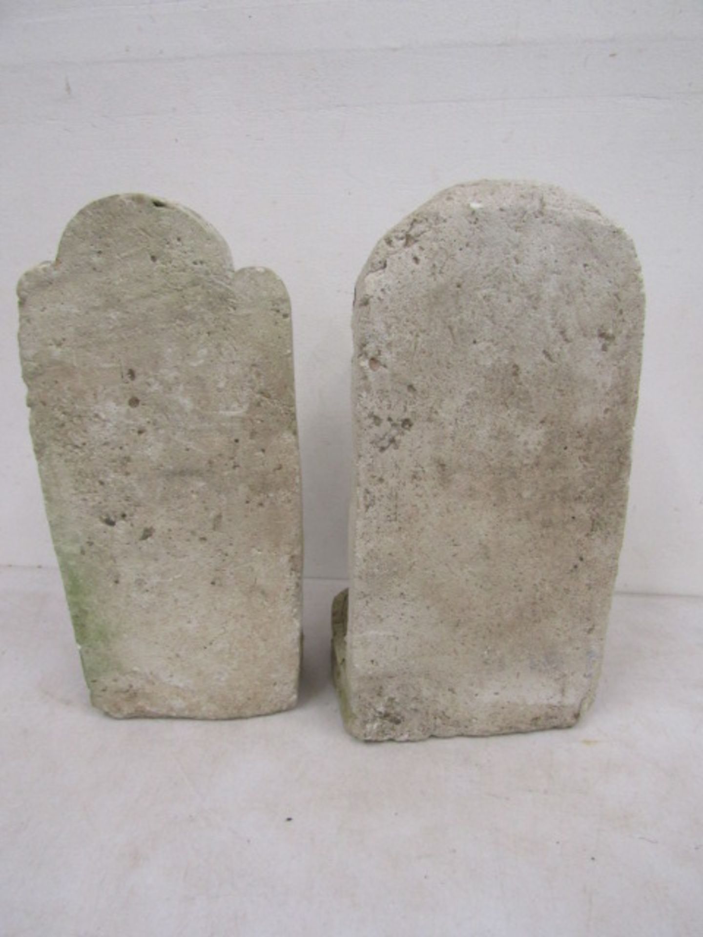 2 carved stone? plinths - Image 5 of 5