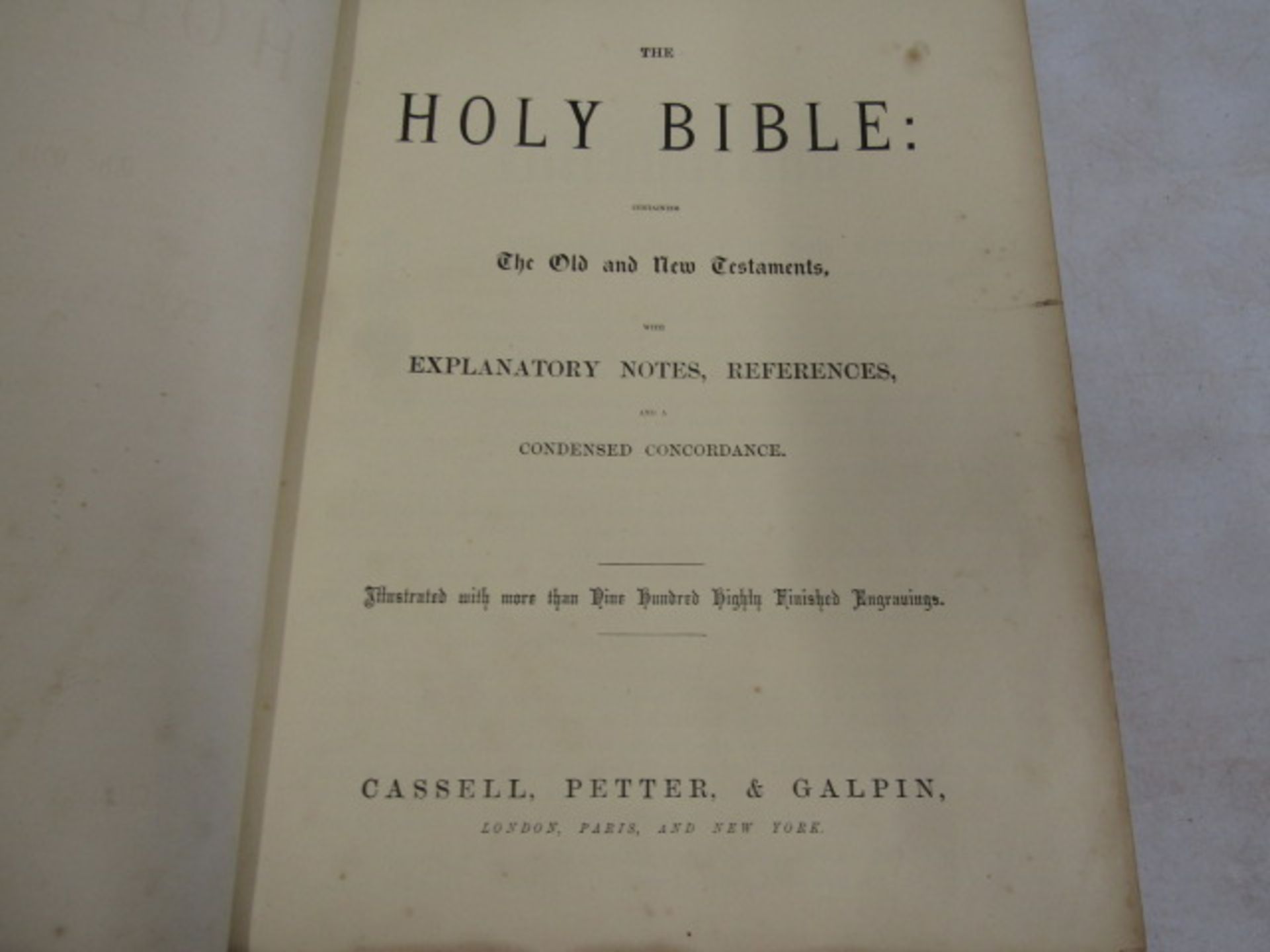An illustrated family bible Cassel, Petter & Galpin - Image 7 of 14