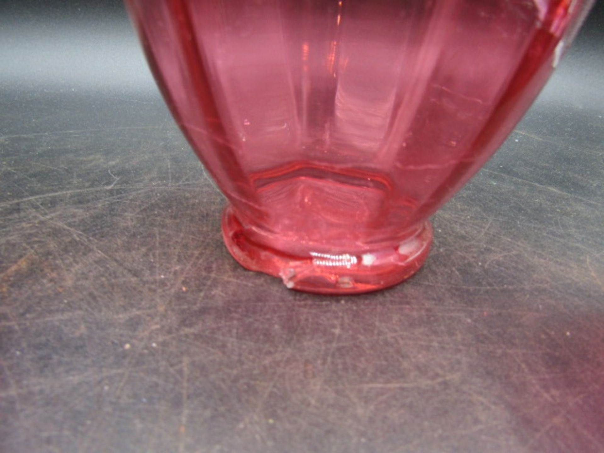 cranberry glass - Image 2 of 3