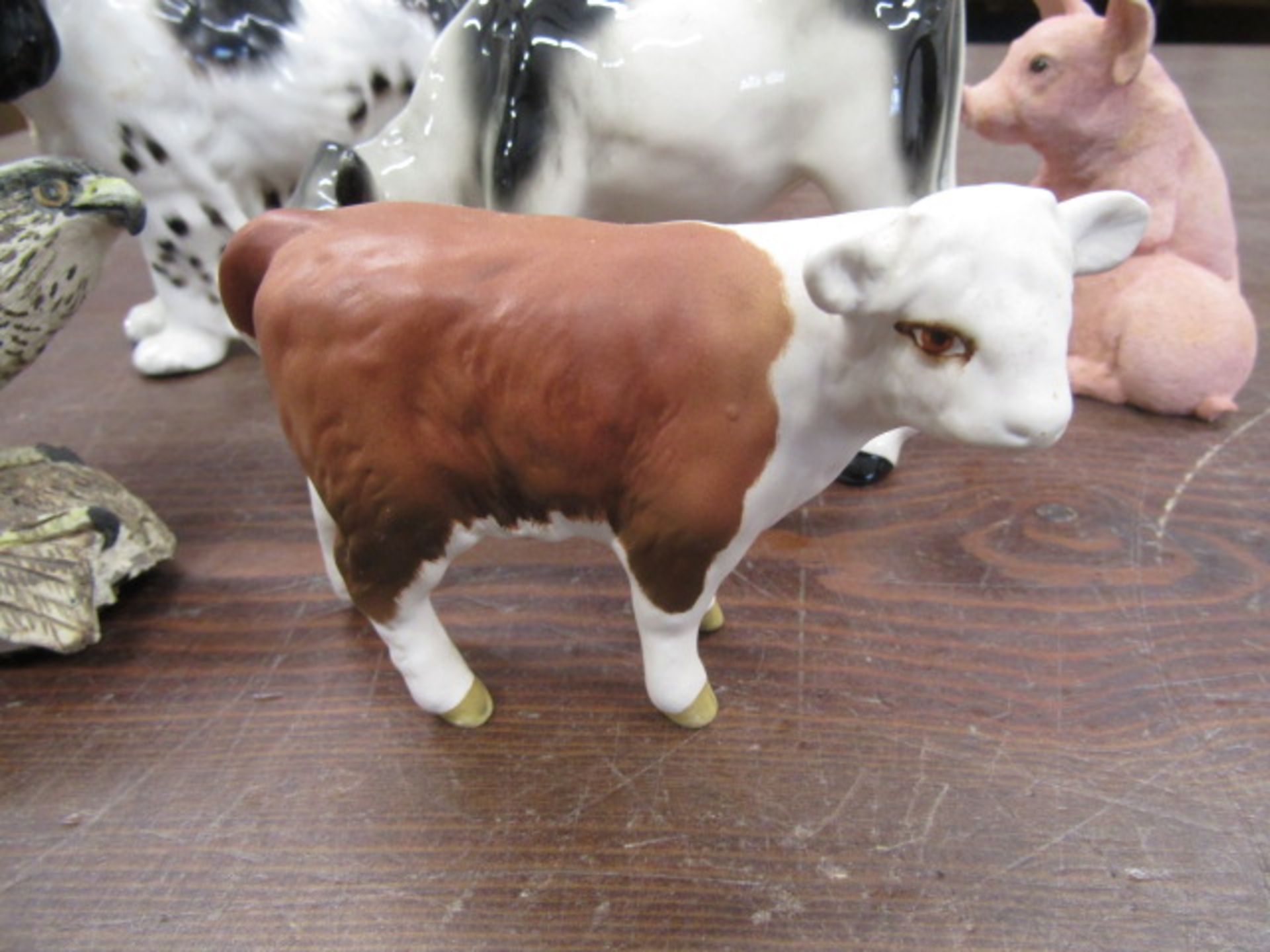 Beswick calf and various animal figurines - Image 2 of 10