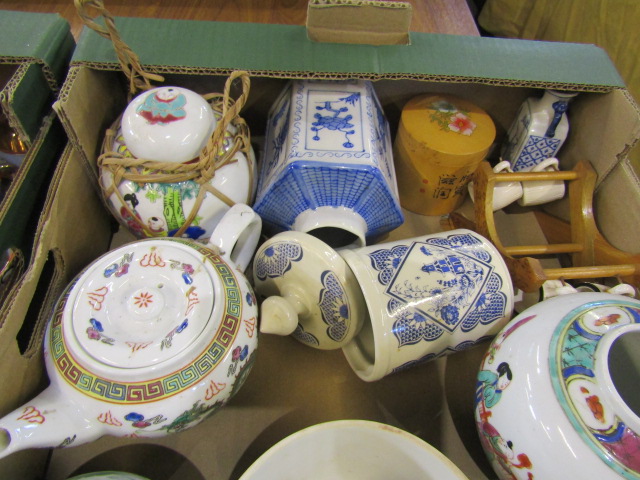 2 trays Oriental ceramics - Bild 2 aus 5