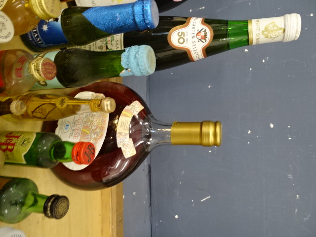 Mixed alcohol lot to include Martini with shaker, brandy, wine and miniatures etc - Image 5 of 7