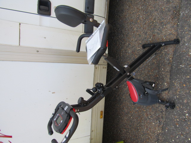 Exercise bike with manual