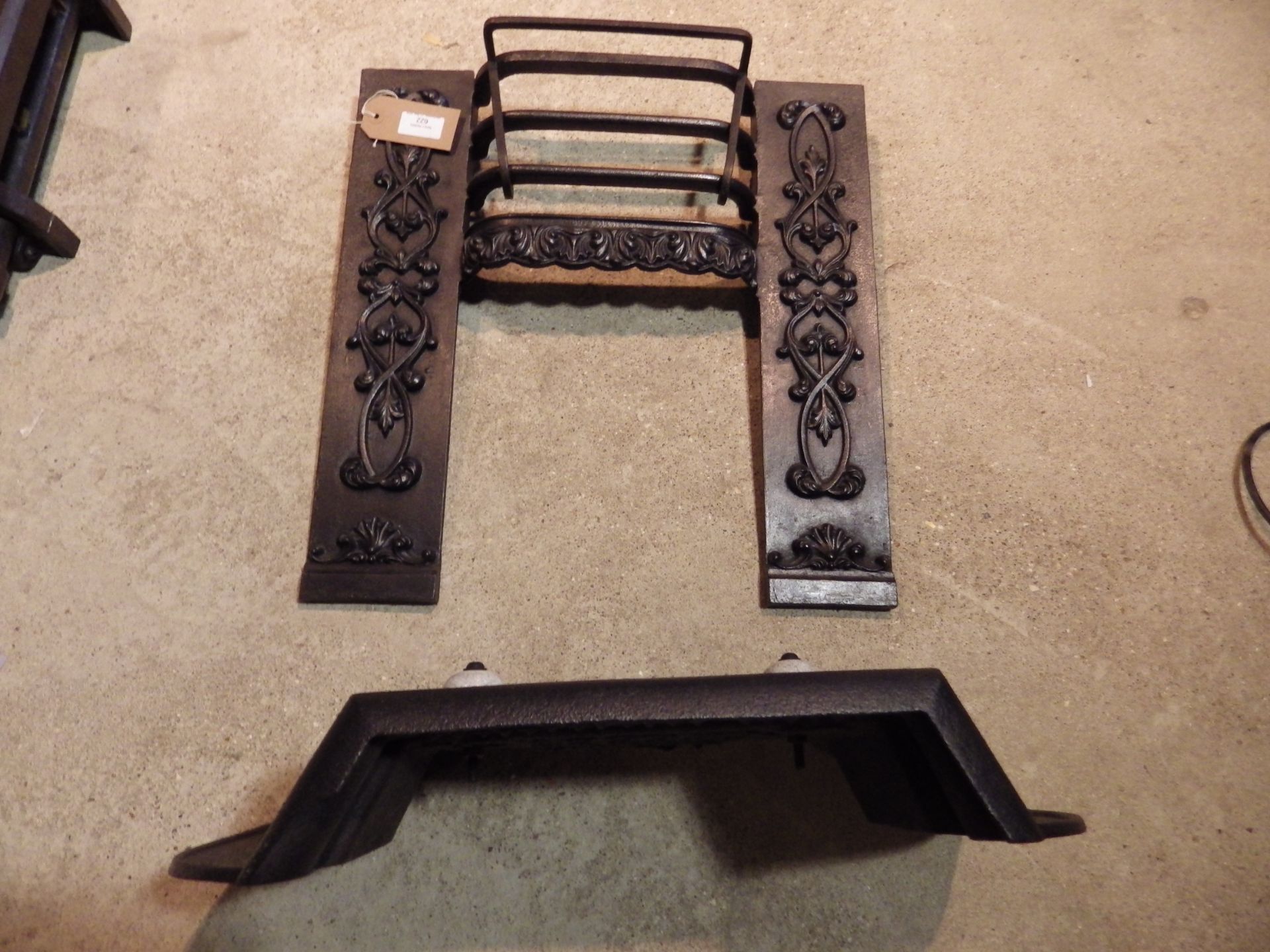 2 cast iron fire grates/surrounds - Image 4 of 4