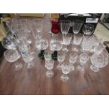 assorted glasses