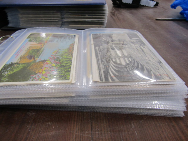 Postcard album and loose sleeved postcards - Image 21 of 32