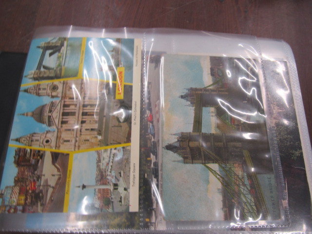 Postcard album and loose sleeved postcards - Image 2 of 32