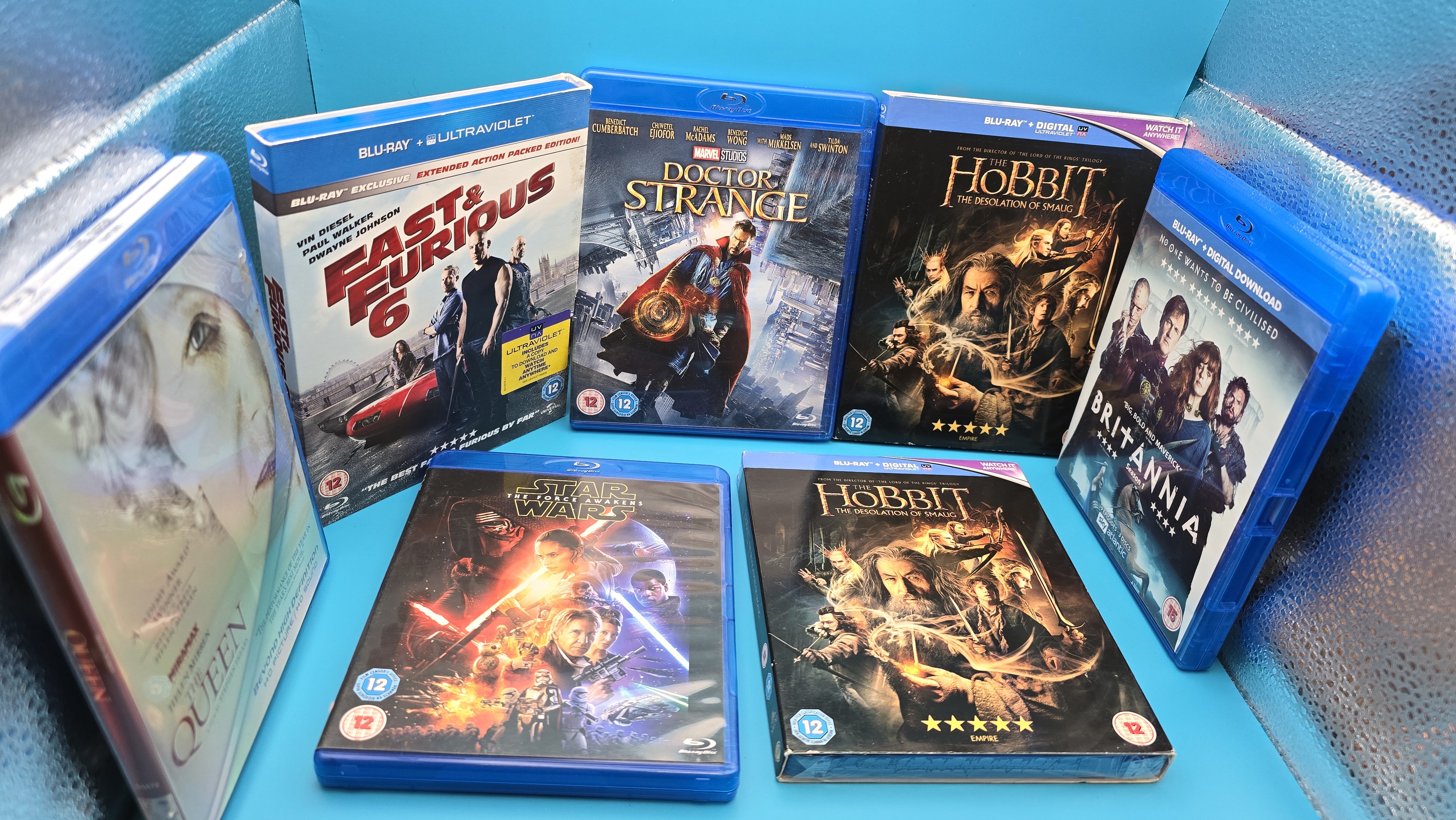 Box of Blu Ray DVD's including multi disc sets and digital downloads - Image 4 of 6