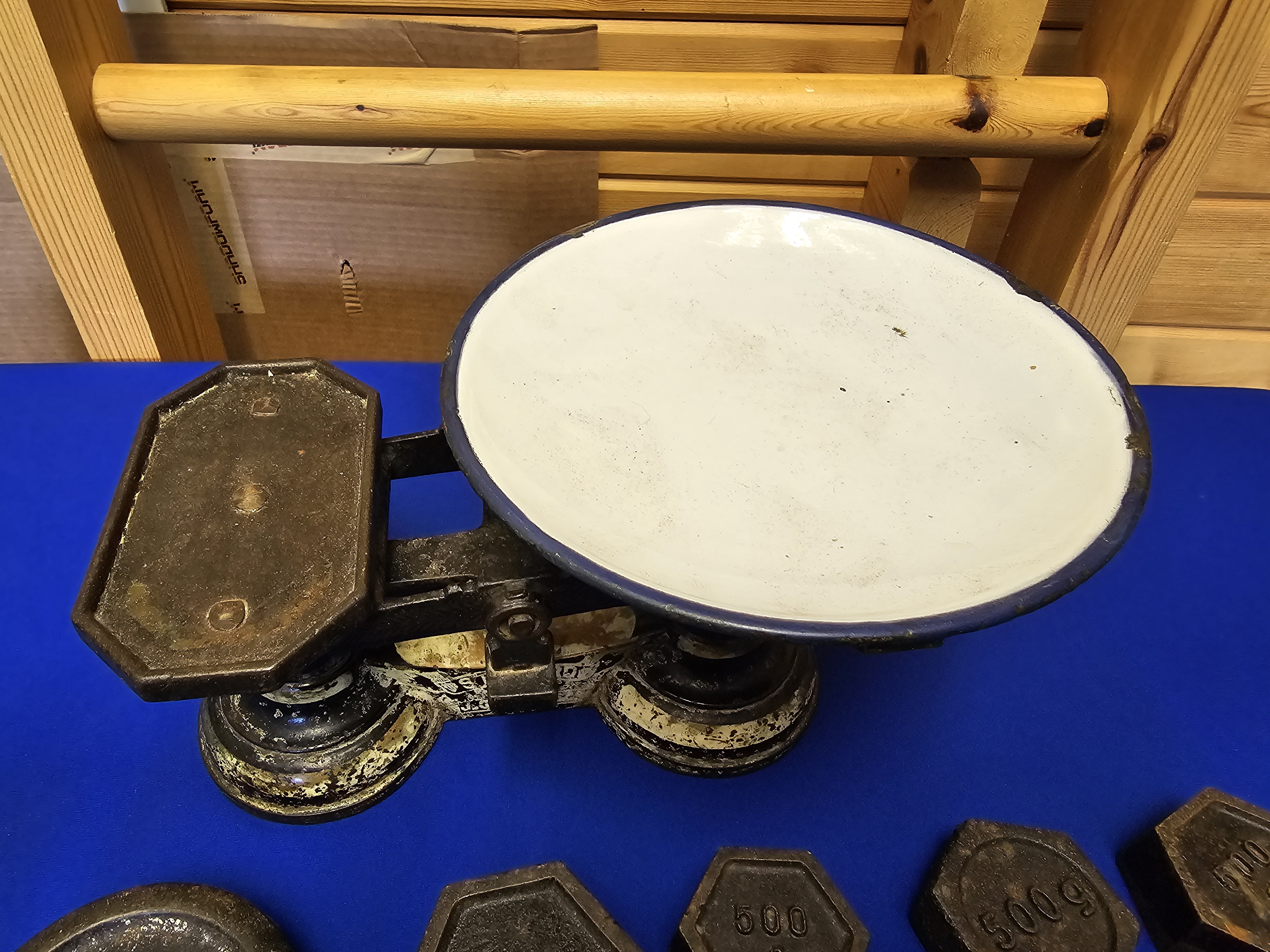 J.Garland & Co Scales with Many weights - Image 3 of 8