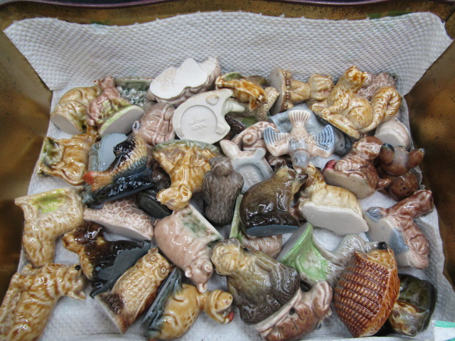 Ceramic hat pin stand with hat pins, a Naval man decanter with kegs (one has small crack), - Image 5 of 5