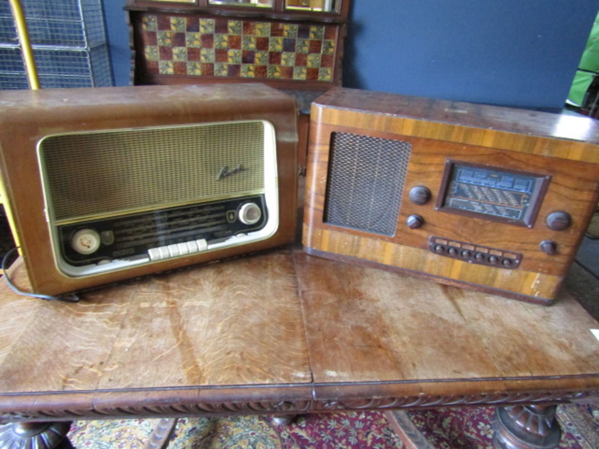 2 1930's valve radio's, HMV and Bush