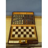 Chess/Backgammon set in case