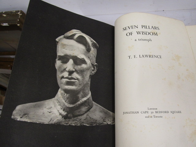 T.E Lawrence seven pillars of wisdom book  1935 trade edition - Image 3 of 5