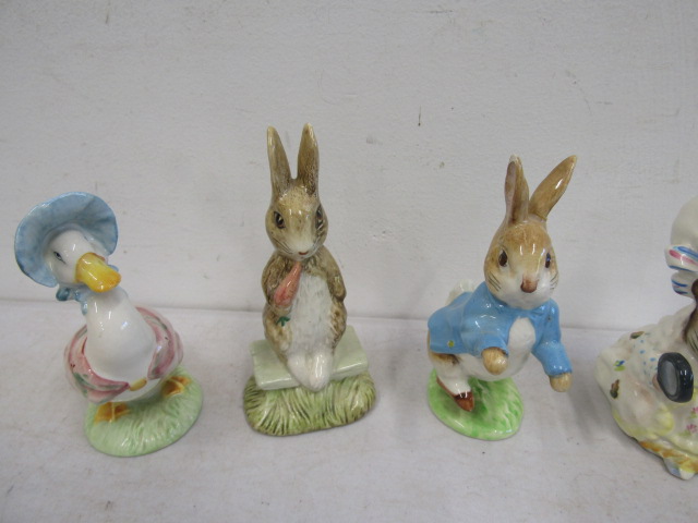 Royal Albert, Beswick Peter Rabbit figures plus an Alice in Wonderland figure - Image 3 of 6