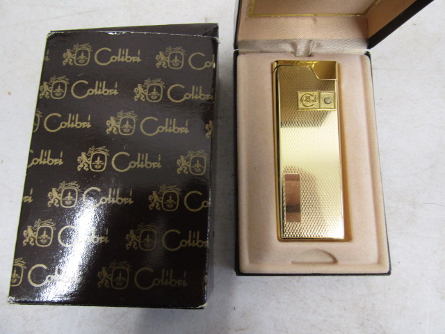 A boxed Colibri lighter