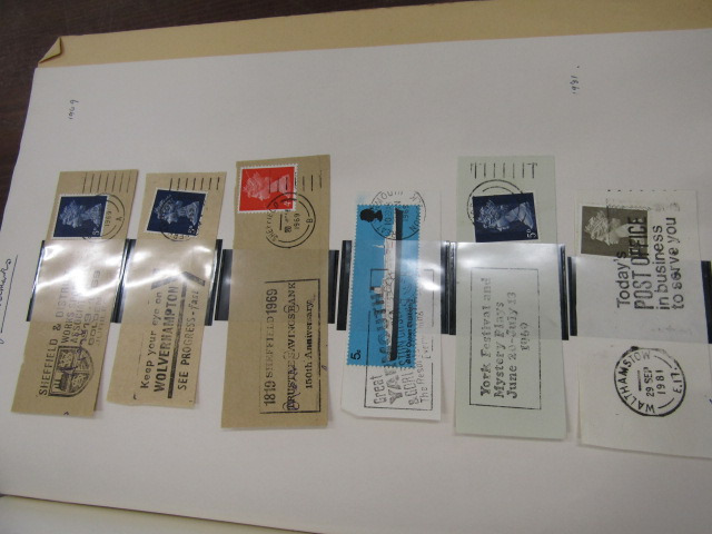 Slogan postmarks 1918-1981 small 'album' - Image 6 of 6