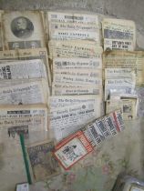 Quantity various newspapers from 1940's etc