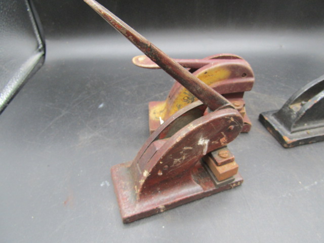 3 vintage letter head presses 2 stamp and one does not- Oakland rd, Waterloo, Lancs and Westwood - Image 4 of 4