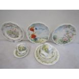 Royal Boulton Brambly Hedge spring collection- mug, cup & saucer, 2 plates and wedding plate plus