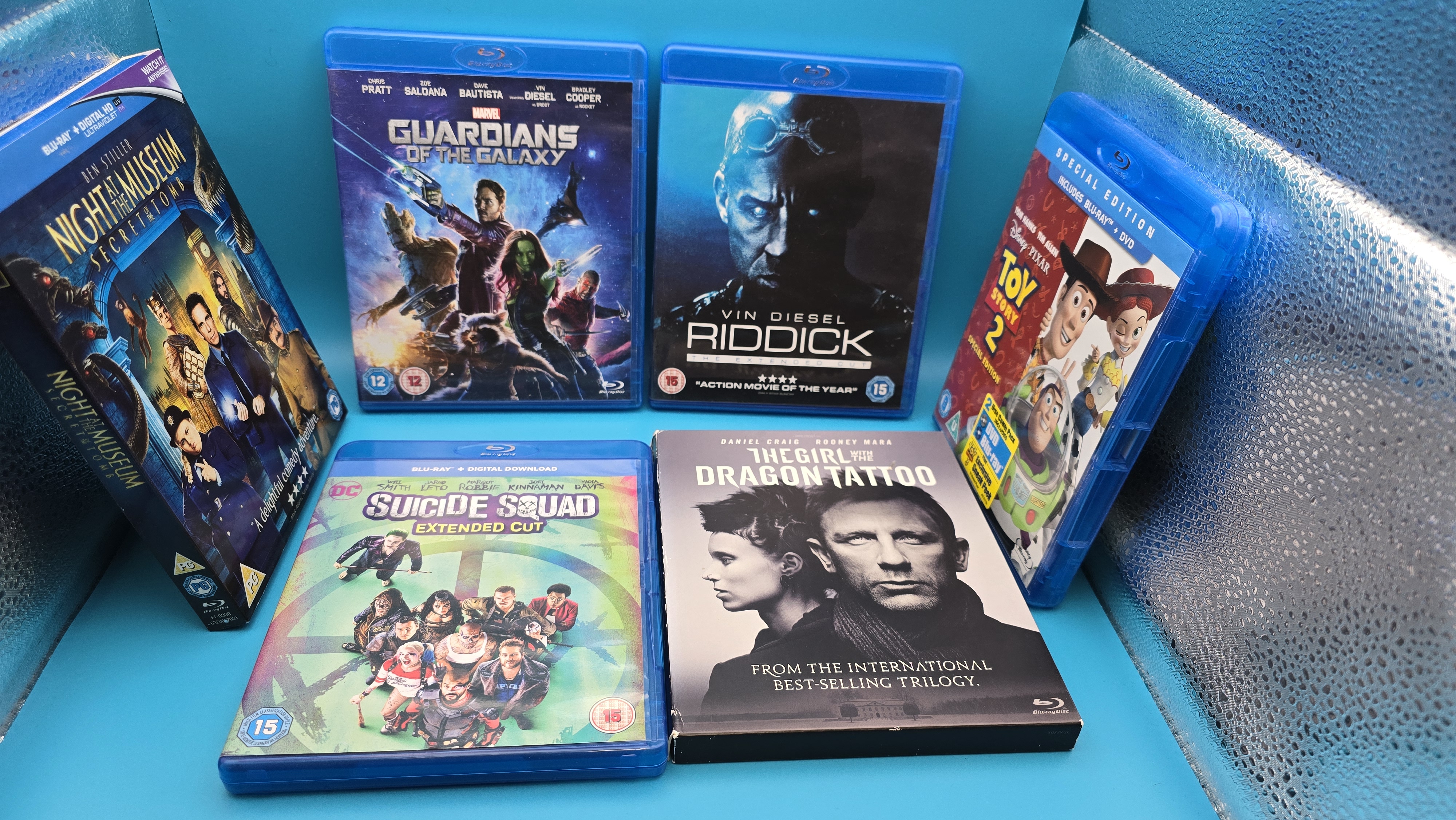 Box of Blu Ray DVD's including multi disc sets and digital downloads - Image 5 of 6