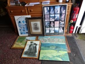 Framed prints and paintings