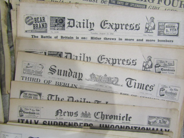 Quantity various newspapers from 1940's etc - Image 3 of 12