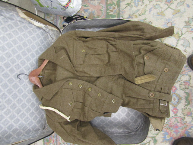 RHA uniform in suitcase