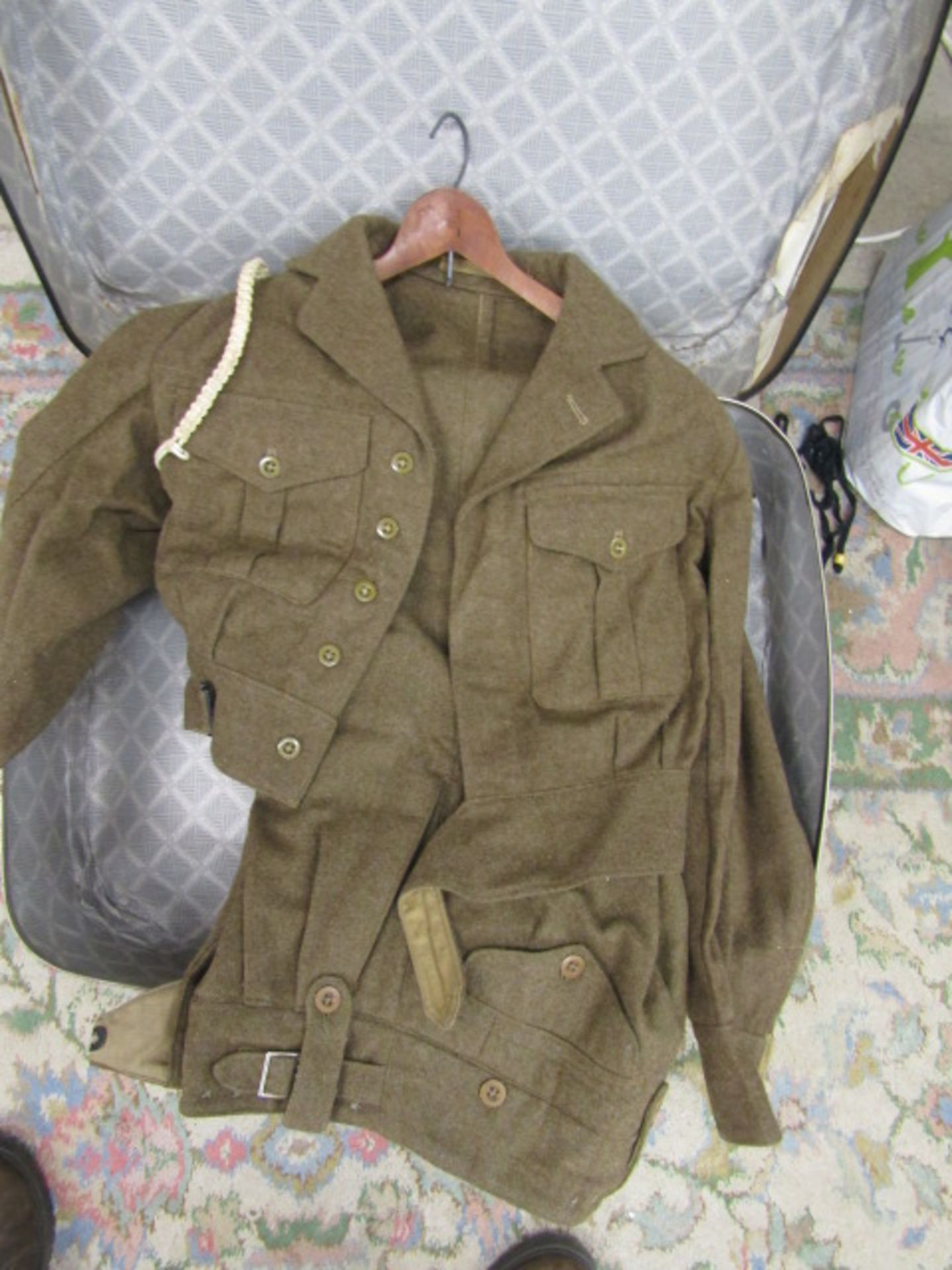 RHA uniform in suitcase