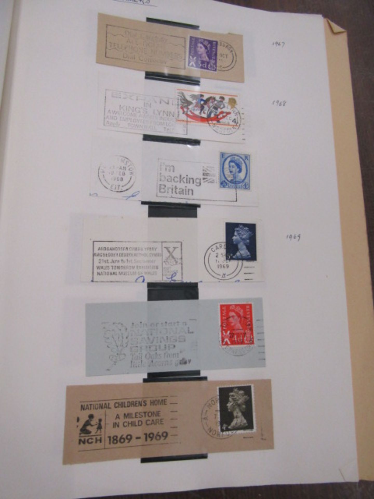 Slogan postmarks 1918-1981 small 'album' - Image 4 of 6