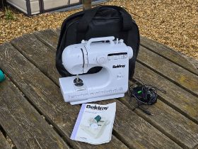 Beldray 12 Stitch portable sewing machine with bag and extras - tested